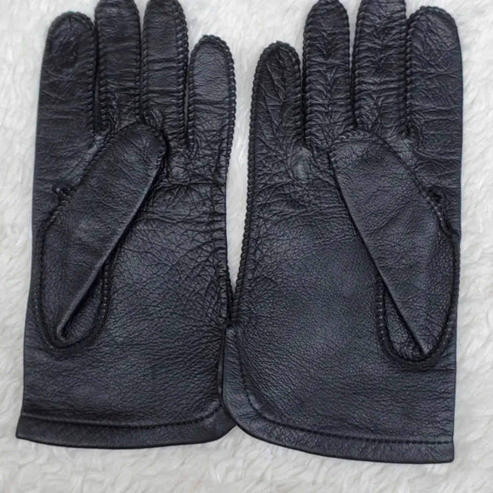 Vintage leather lined gloves MS‎ W M